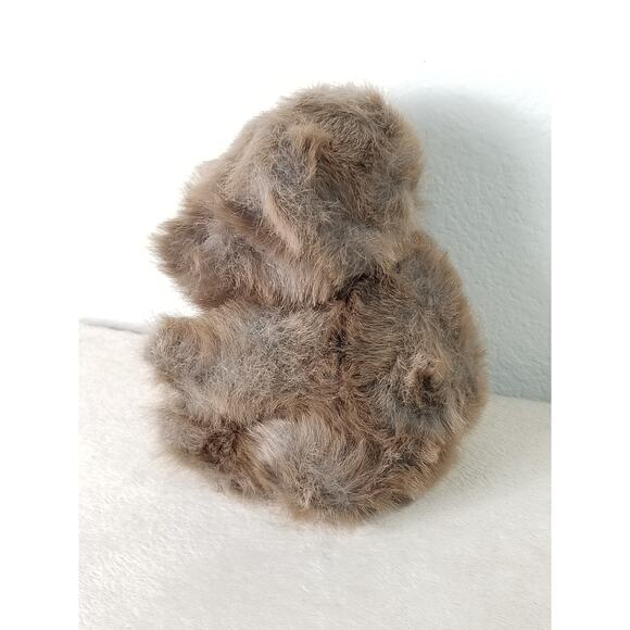 Dan Dee Teddy Bear Brown 9" Plush Toy Stuffed Animal 90's w/ Bow Silk Vintage - Picture 5 of 11